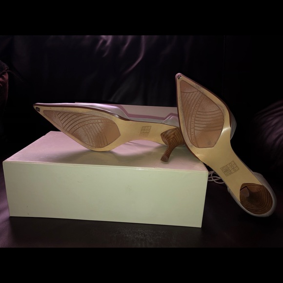 Laura Berti leather pointed toe high heel shoes - Picture 4 of 7